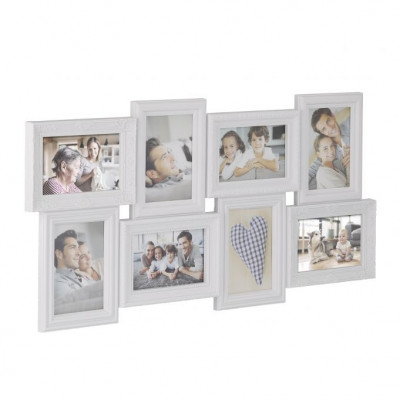 Fotorámik na 8 fotografií RD6972 biela Fotorámik na 8 fotografií RD6972 biela