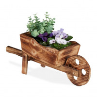 Drevený dekoratívny kvetináč fúrik RelaxDays RD10034399, prírodný Drevený dekoratívny kvetináč fúrik RelaxDays RD10034399, prírodný