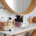 Kozmetický nástenný organizér na make up RD47929, transparentný