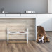 Stojan na misky pre psa, biela RD27507 L Stojan na misky pre psa, biela RD27507 L