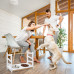 Stojan na misky pre psa, biela RD27507 L Stojan na misky pre psa, biela RD27507 L