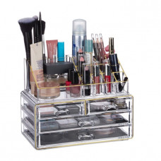 Organizér na make-up so 4 zásuvkami, RD23130 zlatá