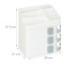 Organizér na make-up s 3 zásuvkami RD47945, biela