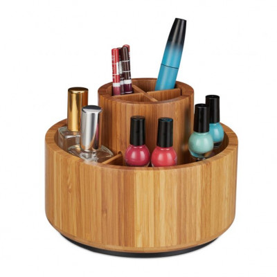 Otočný organizér na make-up vyrobený z bambusu, RD25952 Otočný organizér na make-up vyrobený z bambusu, RD25952