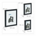 Sada 10 ks fotorámikov Relaxdays RD10026980 s paspartou – čierna