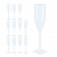 Sada 12 ks nerozbitných plastových pohárov na šampanské a Prosecco RelaxDays 150 ml RD10035430 Sada 12 ks nerozbitných plastových pohárov na šampanské a Prosecco RelaxDays 150 ml RD10035430