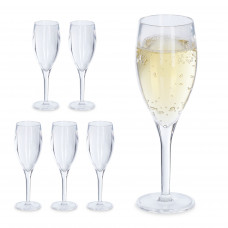 Sada 6ks plastových pohárov na šampanské RD44226