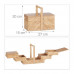 Rozkladací bambusový box na šitie RelaxDays RD10022204 – 5 priehradiek, 27 cm