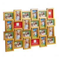 Multirám na 24 fotiek XXL, RD1954, 86x59cm, zlatý Multirám na 24 fotiek XXL, RD1954, 86x59cm, zlatý