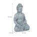 Soška sediaci Buddha, RD5657 18 cm, sivá