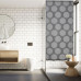 Sprchová roleta sivé bodky RD2539, 60x240-160x240 Sprchová roleta sivé bodky RD2539, 60x240-160x240