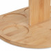 Bambusový stojan na víno a 4 poháre Relaxdays RD10045702, 30 cm Bambusový stojan na víno a 4 poháre Relaxdays RD10045702, 30 cm
