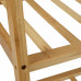 Bambusový stojan na oblečenie kolieskový RD0269