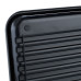 Kovový odkvapkávač s drevenými rúčkami čierny, RD45819