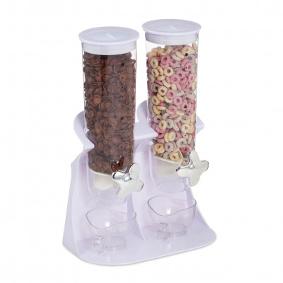 Dvojitý dávkovač cereálií RD4266 – biely, 2 x 1,5 l Dvojitý dávkovač cereálií RD4266 – biely, 2 x 1,5 l