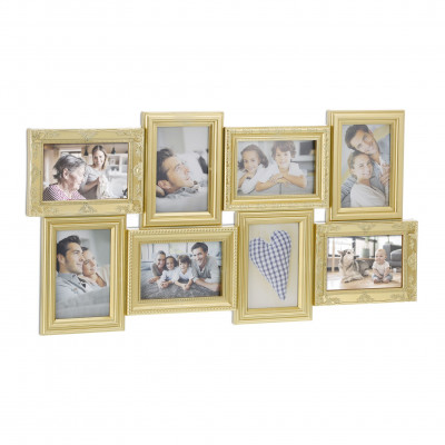 Fotorámik na 8 fotografií RD6972 zlatá Fotorámik na 8 fotografií RD6972 zlatá