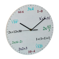 Nástenné hodiny s matematickými vzorcami, RD43042