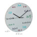 Nástenné hodiny s matematickými vzorcami, RD43042 Nástenné hodiny s matematickými vzorcami, RD43042