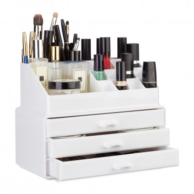 Organizér na make-up s 3 zásuvkami RD23137 biela Organizér na make-up s 3 zásuvkami RD23137 biela