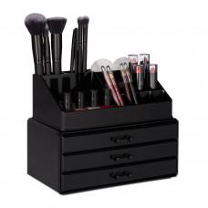Organizér na make-up s 3 zásuvkami RD23137 čierna Organizér na make-up s 3 zásuvkami RD23137 čierna