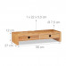 Stojan pod monitor s 2 zásuvkami RD5701, 56 cm Stojan pod monitor s 2 zásuvkami RD5701, 56 cm