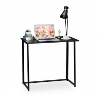 Rozkladací písací stôl RD6030 80cm, čierna