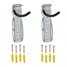 Sada 2 ks nástenných držiakov na bicykel RD9918 šedá  