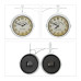 Obojstranné biele staničné hodiny Relaxdays RD10039581 s tichým chodom – Vintage style Obojstranné biele staničné hodiny Relaxdays RD10039581 s tichým chodom – Vintage style