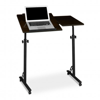 Výškovo nastaviteľný stolík na notebook RD0541 – čierny, mobilný Výškovo nastaviteľný stolík na notebook RD0541 – čierny, mobilný