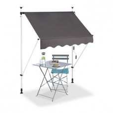 Balkónová markíza sivá 150cm, RD23701