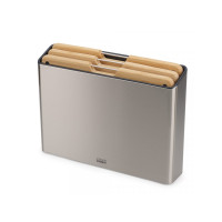 Bambusové dosky so stojanom Joseph Joseph 60229 Folio Steel / Bamboo Bambusové dosky so stojanom Joseph Joseph 60229 Folio Steel / Bamboo