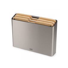 Bambusové dosky so stojanom Joseph Joseph 60229 Folio Steel / Bamboo Bambusové dosky so stojanom Joseph Joseph 60229 Folio Steel / Bamboo