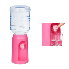 Stolový dávkovač pitnej vody s barelom 4,5 l RelaxDays 10027938_52, ružový Stolový dávkovač pitnej vody s barelom 4,5 l RelaxDays 10027938_52, ružový