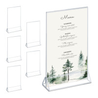 Sada 6 ks obojstranných akrylových stojanov na menu A5 RelaxDays RD10045491 Sada 6 ks obojstranných akrylových stojanov na menu A5 RelaxDays RD10045491