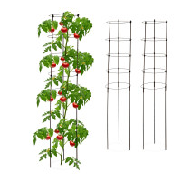 Sada 3 ks podpier na paradajky a popínavé rastliny Relaxdays – 150 cm (RD10049281) Sada 3 ks podpier na paradajky a popínavé rastliny Relaxdays – 150 cm (RD10049281)