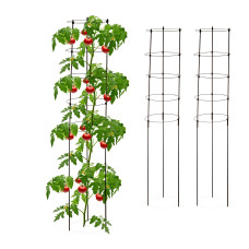 Sada 3 ks podpier na paradajky a popínavé rastliny Relaxdays – 150 cm (RD10049281)
