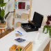 Čierna kovová pokladnica Relaxdays RD10047777 s kódovým zámkom a mincovníkom Čierna kovová pokladnica Relaxdays RD10047777 s kódovým zámkom a mincovníkom