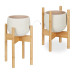 Bambusové stojany na kvetináče Relaxdays RD10048543 – sada 3 ks (M, L, XL) Bambusové stojany na kvetináče Relaxdays RD10048543 – sada 3 ks (M, L, XL)