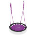 Kruhová záhradná hojdačka hniezdo Relaxdays RD10026651 – 80 cm, fialová
