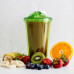 Pohár so slamkou SAGAFORM Fresh Smoothie Mug, 450ml, zelený