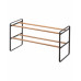 Stojan na topánky Yamazaki Shoe Rack 2, čierny