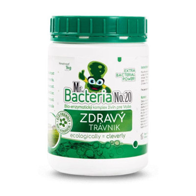 Aktivátor Mr.Bacteria No.20, živiny pre zdravý trávnik, 1000g Aktivátor Mr.Bacteria No.20, živiny pre zdravý trávnik, 1000g