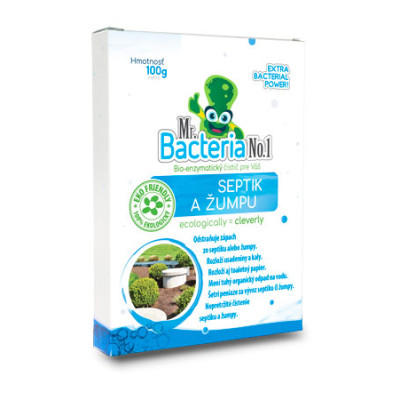 Aktivátor Mr.Bacteria No.1, do septikov a žumpy, 100 g