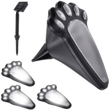 Solárne lampy LED záhradné nožičky, Verk 15902, 4ks