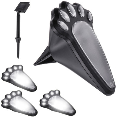 Solárne lampy LED záhradné nožičky, Verk 15902, 4ks Solárne lampy LED záhradné nožičky, Verk 15902, 4ks