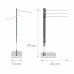 Vešiak na uteráky Chróm, RD0132, 78cm Vešiak na uteráky Chróm, RD0132, 78cm