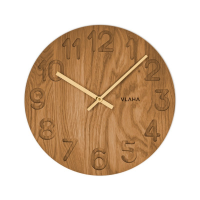 Drevené hodiny OAK Vlaha VCT1123, 34cm Drevené hodiny OAK Vlaha VCT1123, 34cm