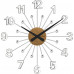 Drevené strieborné hodiny s kameňmi Vlaha design VCT1080, 49cm Drevené strieborné hodiny s kameňmi Vlaha design VCT1080, 49cm