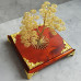 Drôtený bonsaj Luxury Collection S- 15x15cm, zlatá