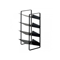 Stojan na fľaše Yamazaki Tower 4305, čierny 40cm Stojan na fľaše Yamazaki Tower 4305, čierny 40cm